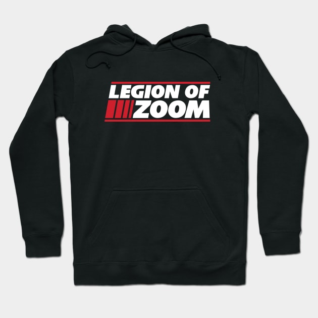 Legion of Zoom - Black Hoodie by KFig21